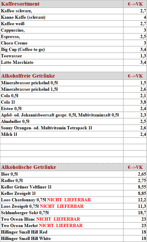 Preis snack kaffee1