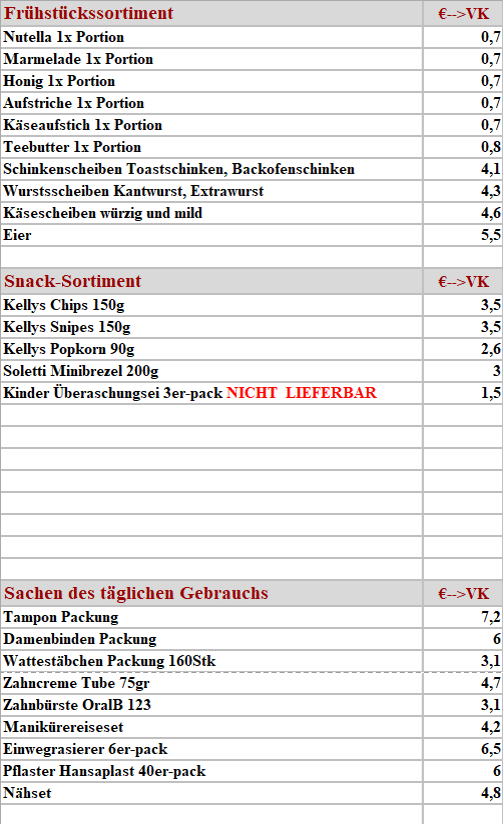 Preis kaffee snack2