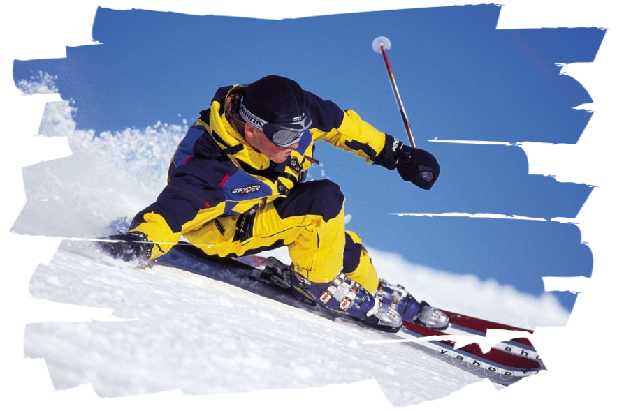 Skifahrer auf Piste in FISS Pauschalangebote im Bergkönig